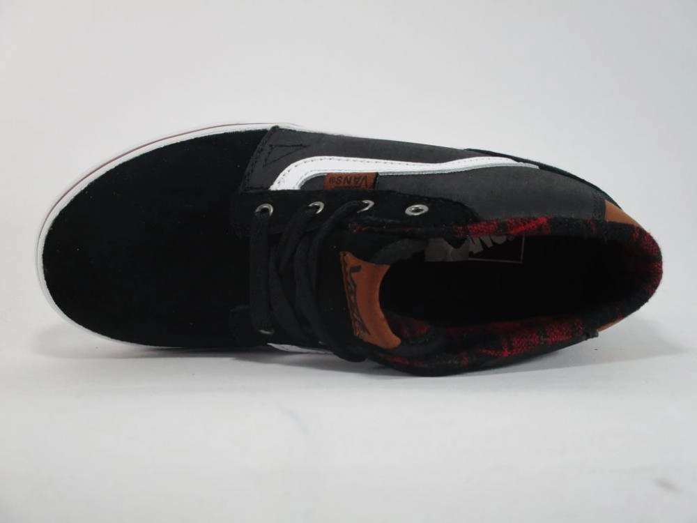 Hydrophobic Upper Mesh Vans Chapman Mid Junior Pelle Scamosciata VN0A2XSSK75 | Sneakers nere