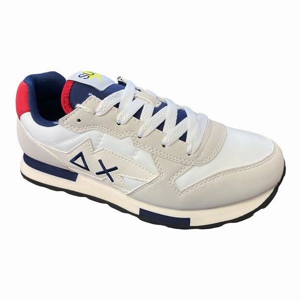 Sun68 scarpa sneakers da ragazzo Boy's Niki Solid Z32318 01 bianco running on downhill shoes modern running wear