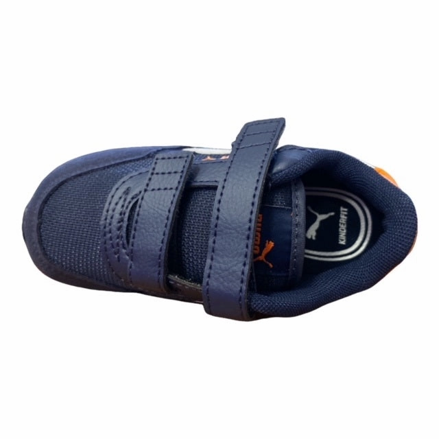 Puma scarpa sneakers da bambino con strappo ST Runner v3 Mesh V 385512 02 blu-bianco heavy - duty shoes