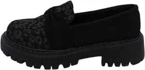Comfy Loafers for Women Platform Shoes Wide Chunky Loafer Leather Penny Loafers Comfortable Dressy Business Shoes