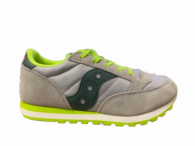Saucony Original scarpa sneakers da ragazzo Jazz SY58793 grigio Cross Ventilation Channels