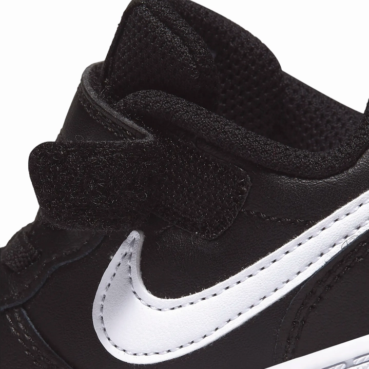 Nike scarpa sneakers da bambino Court Borough Low 2 BQ5453 002 nero-bianco senior shoes