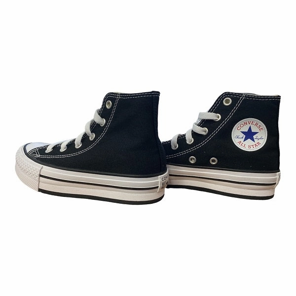 modern running wear Converse scarpa sneakers da ragazzi Chuck Taylor All Star Lift Platform 372859C nero-bianco