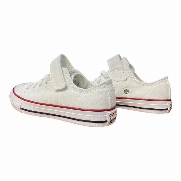 Converse scarpa sneakers da ragazzi con elastico e velcro Chuck Taylor All Star 372882C bianco floral running gear