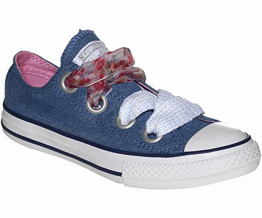 EVA Composite Converse scarpa sneakers in tela bassa CTAS Big Eyelet OX 660973C blu chiaro