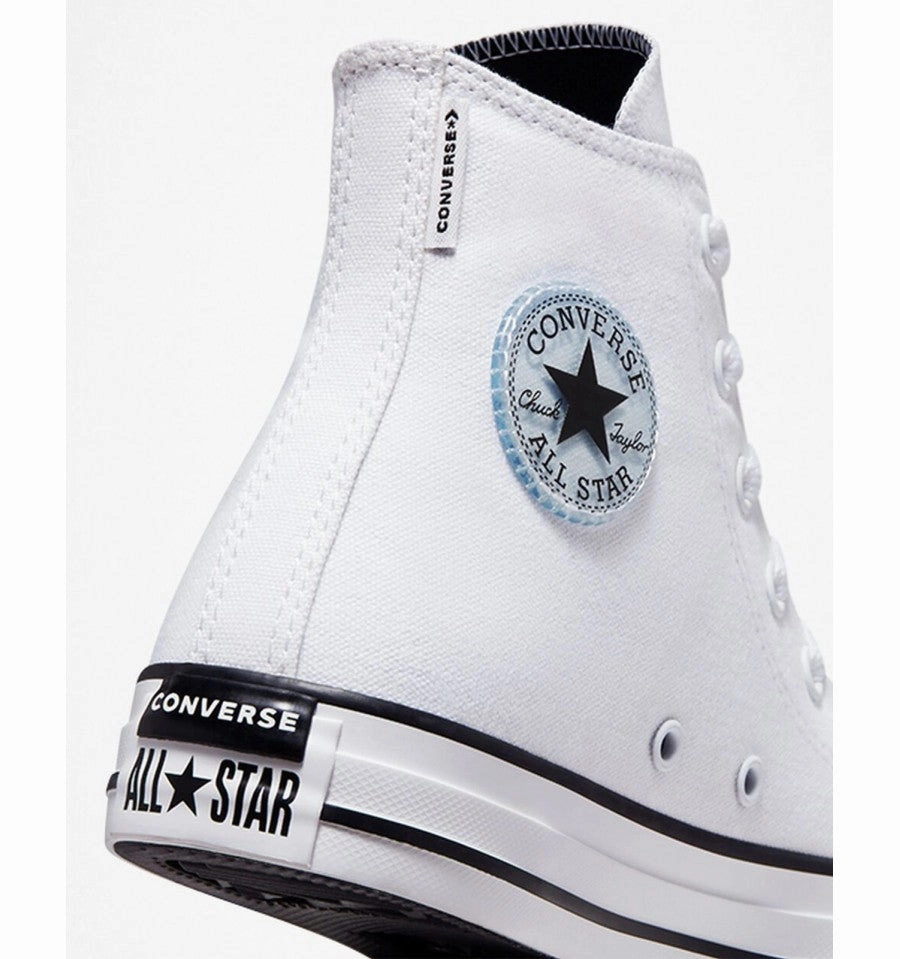 Converse sneakers alta da ragazzo unisex Chuck Taylor All Star A02608C white black community - run running shoes Comfort Insert