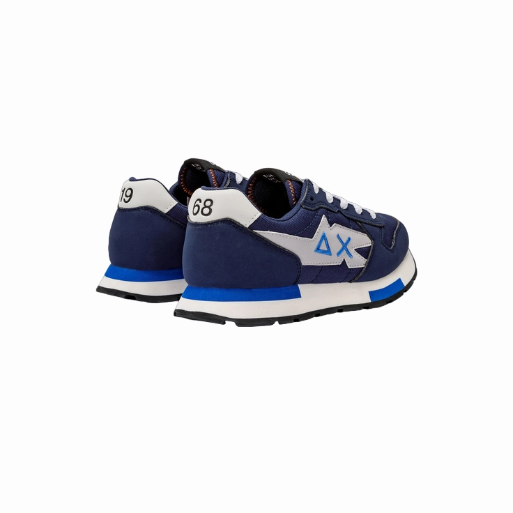 Dynamic Heel Stabilizer Sun68 scarpa sneakers da ragazzo Jaki Niki Solid Z43321T 07 blu