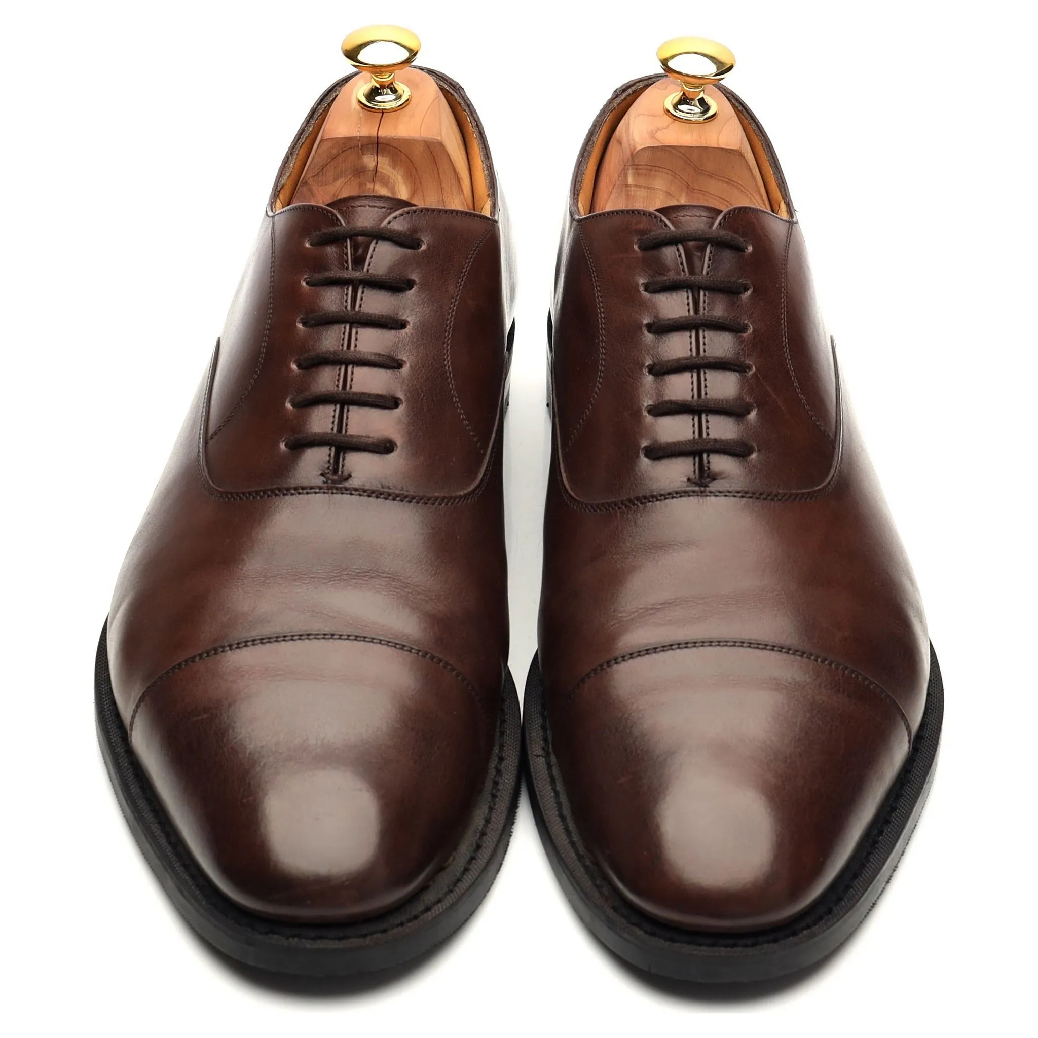 'Coppice' Brown Leather Oxford UK 11 F