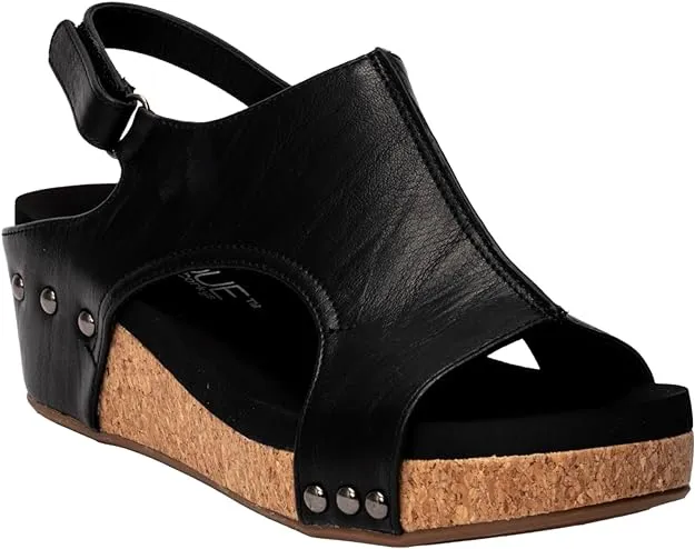 Corky’s Volta II Sandal Black Smooth