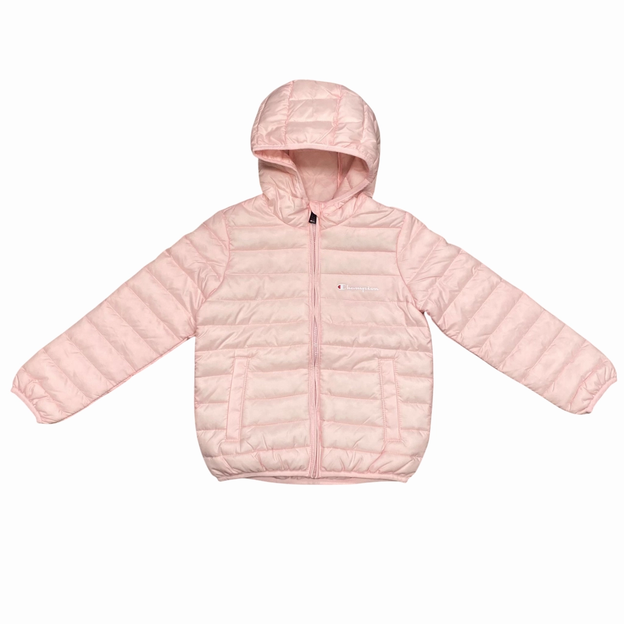 popular among teenagers Full Length Zipper Champion giubbino con cappuccio da ragazza 307135_PS195 rosa