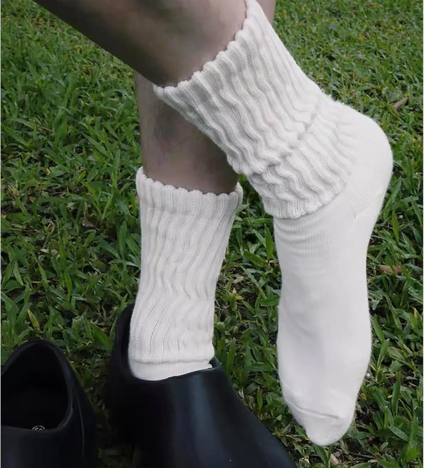 Crew Socks - Women's Multipair Cotton Cushioned Athletic Slouch Socks