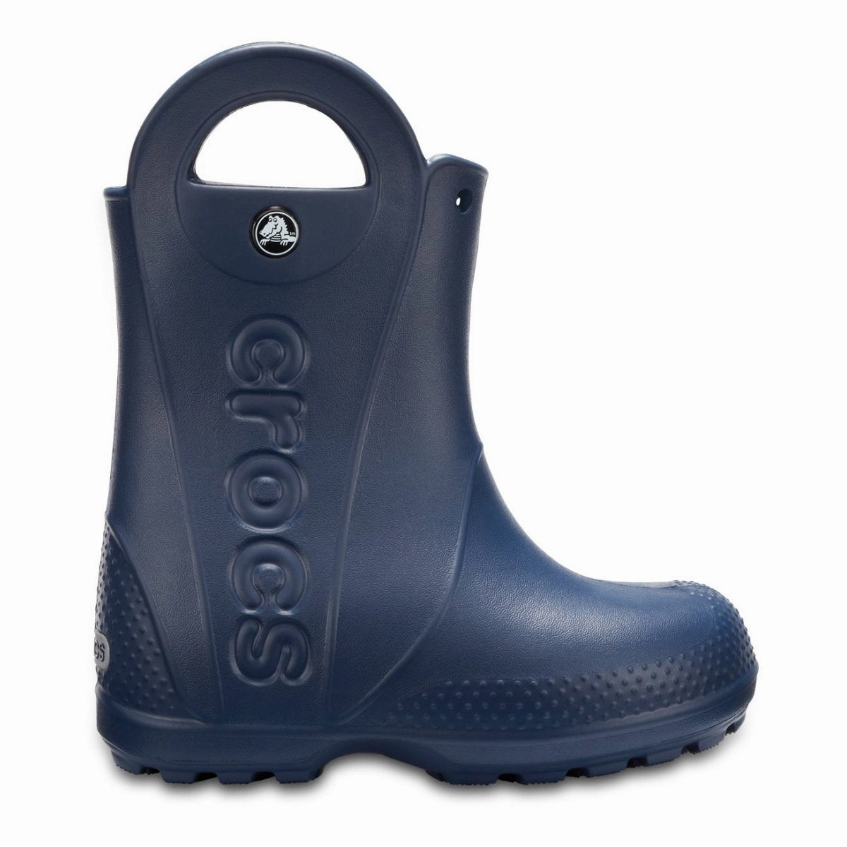 Crocs stivaletto antipioggia da bambino Handle It Rain Boot K 12803-410 navy Anti Odour Tech Leather Upper