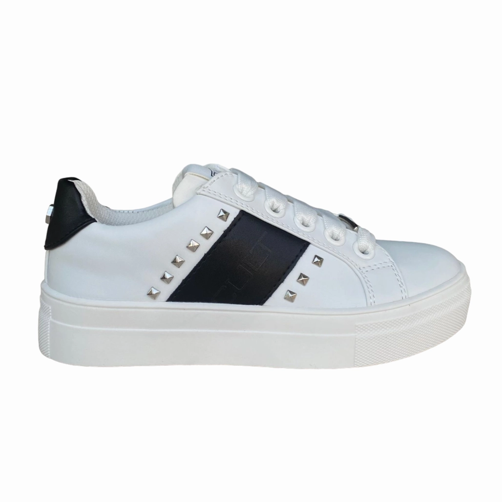 Cult scarpa sneakers da bambina T-011 bianco-nero Energy Propulsion Tech adjustable - fit shoes