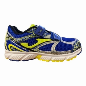 cricket - ground running shoes Joma scarpa da ginnastica da bambino con strappo Jet 605 blu argento