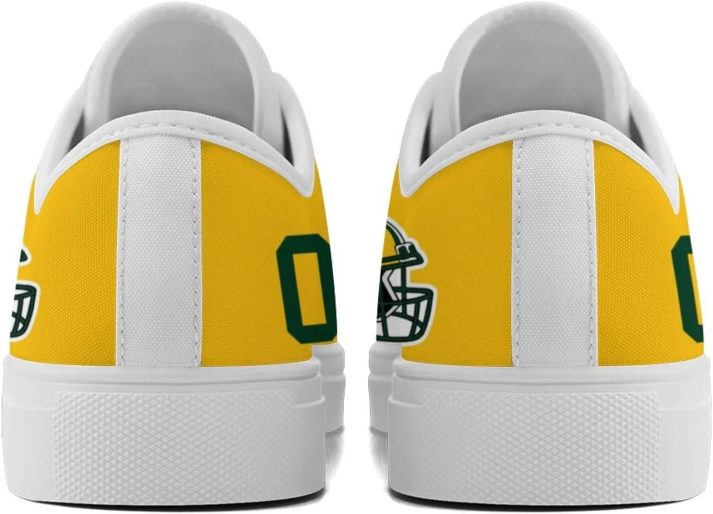 Custom Canvas Shoes,Personalized Custom Canvas Sneakers,Football Style Casual Shoes,Casual Sneakers Lace up Shoes for Women Men Fans Gift