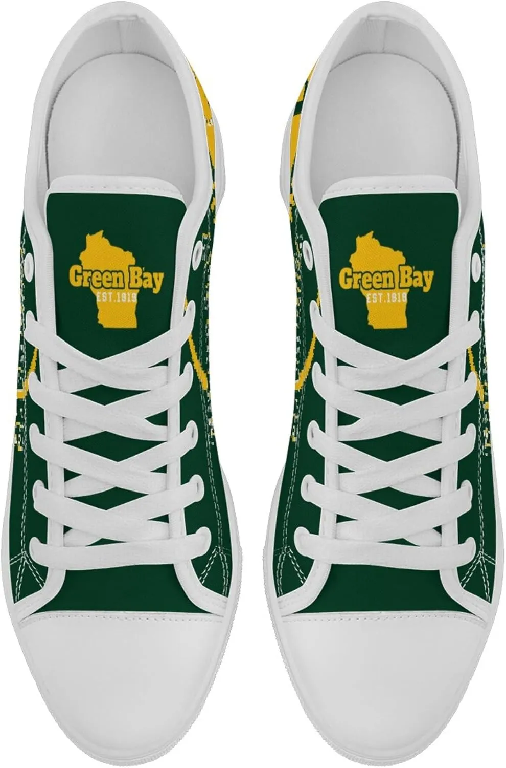 Custom Canvas Shoes,Personalized Custom Canvas Sneakers,Football Style Casual Shoes,Casual Sneakers Lace up Shoes for Women Men Fans Gift