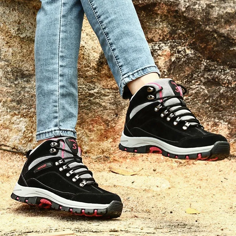 Cuzcare Women Orthopedic Suede Hiking Snow Boots