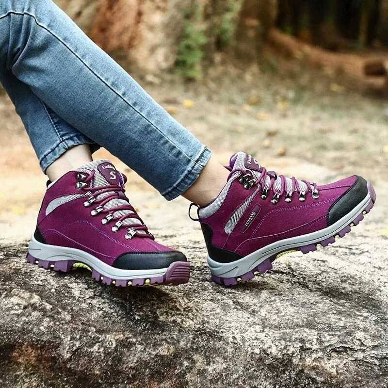 Cuzcare Women Orthopedic Suede Hiking Snow Boots