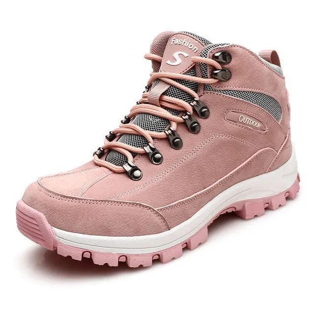 Cuzcare Women Orthopedic Suede Hiking Snow Boots