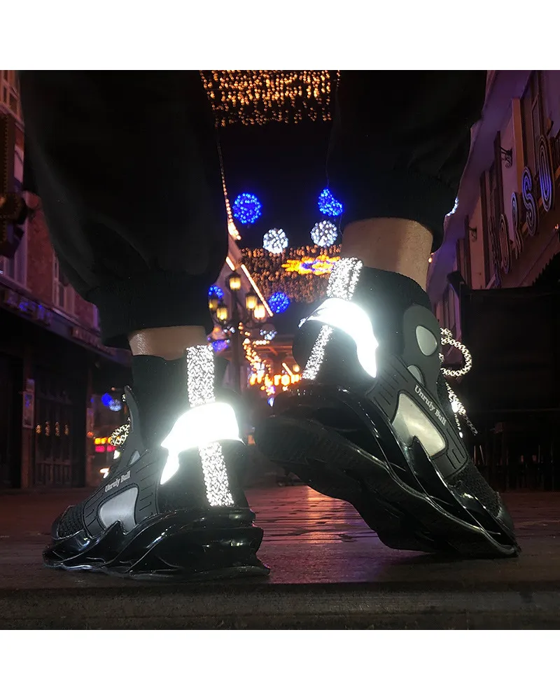 Cyberpunk Reflective Blade Sneakers