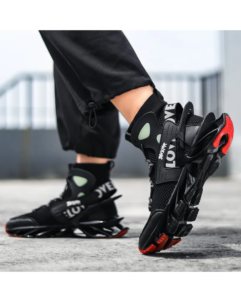Cyberpunk Reflective Blade Sneakers