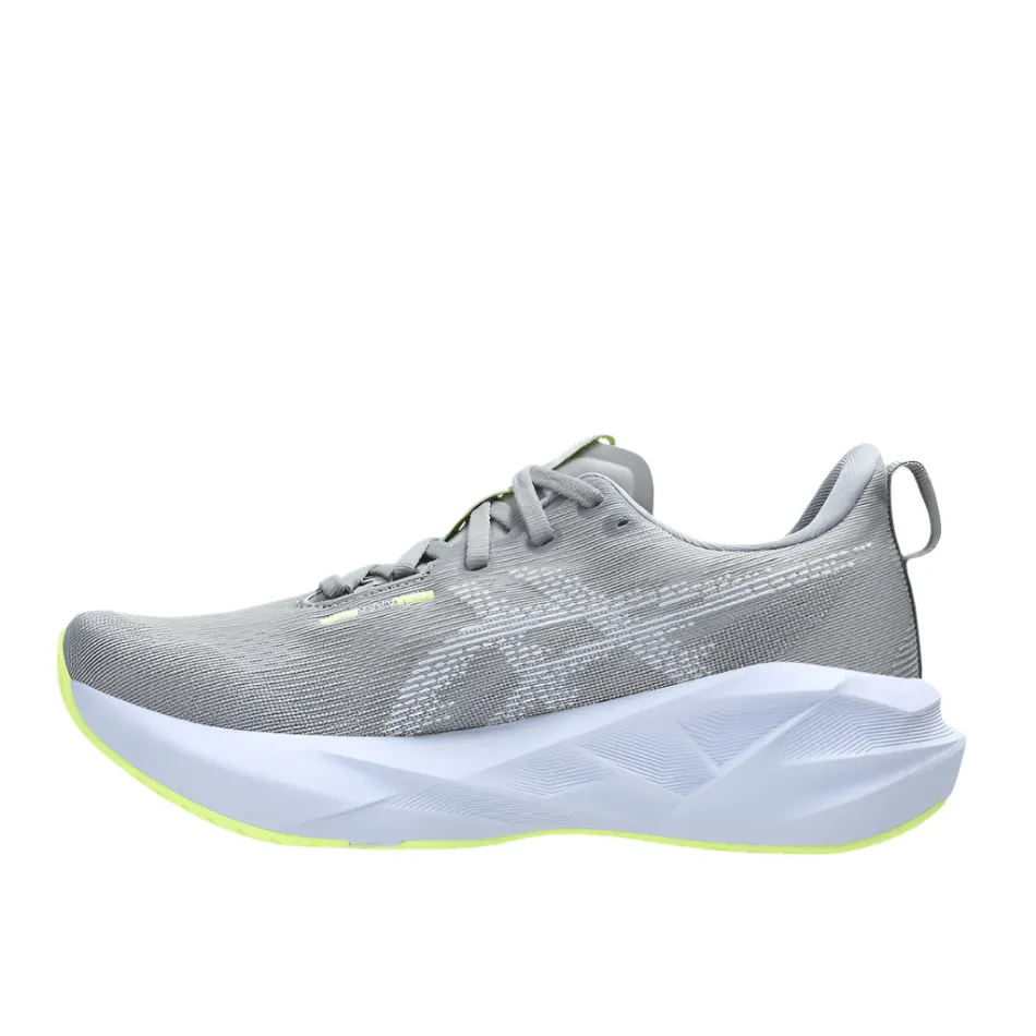 ASICS Women's NOVABLAST 5 Running Shoes in Gravel/Blue Fade AW25 Gel Infused Cushioning Anti Fatigue