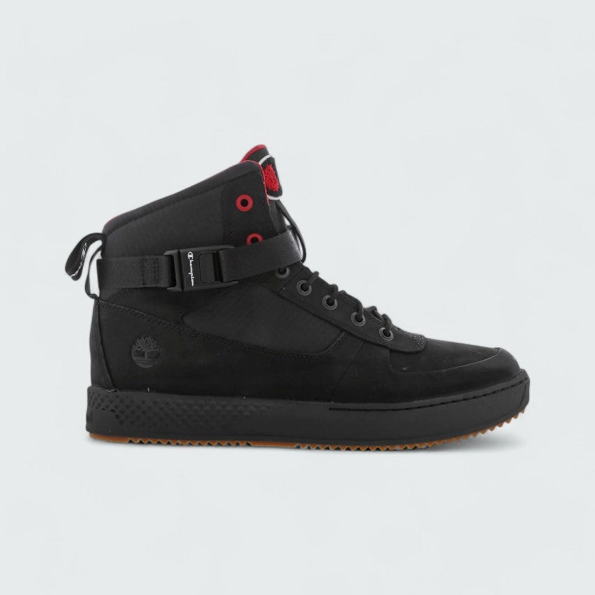 Timberland X Champion City Roam Boots - Black Nubuck (TB0 A1UEC) - Collaborative Urban Style Runners with High Arches