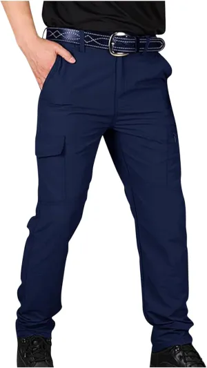 Dgoopd Cargo Pants for Men Lightweight Stretch Hiking Pants Military Cargo Work Pants Ripstop Tactical Waterproof Pants 2025
