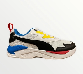 challenge Puma scarpa sneakers da ragazzi X-Ray Lite 374393 20 bianco-nero