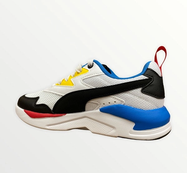 Puma scarpa sneakers da ragazzi X-Ray Lite 374393 20 bianco-nero Lace Up System