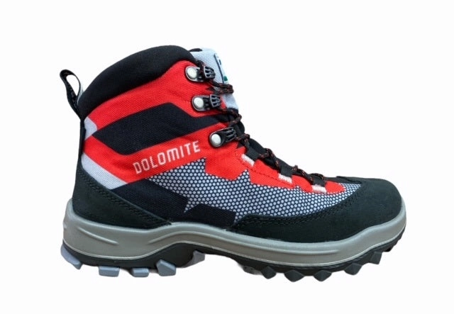 Dolomite scarponcino da ragazzo da trekking Steinbock WT GTX 282783 PGFR grigio-rosso Easy - to - Clean OrthoLite Insole Technology