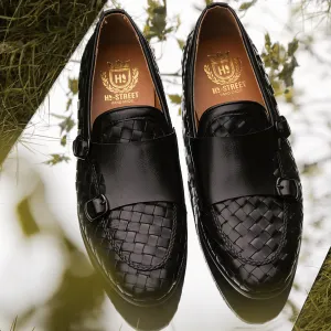 DOUBLE MONK BRAIDED SHOES