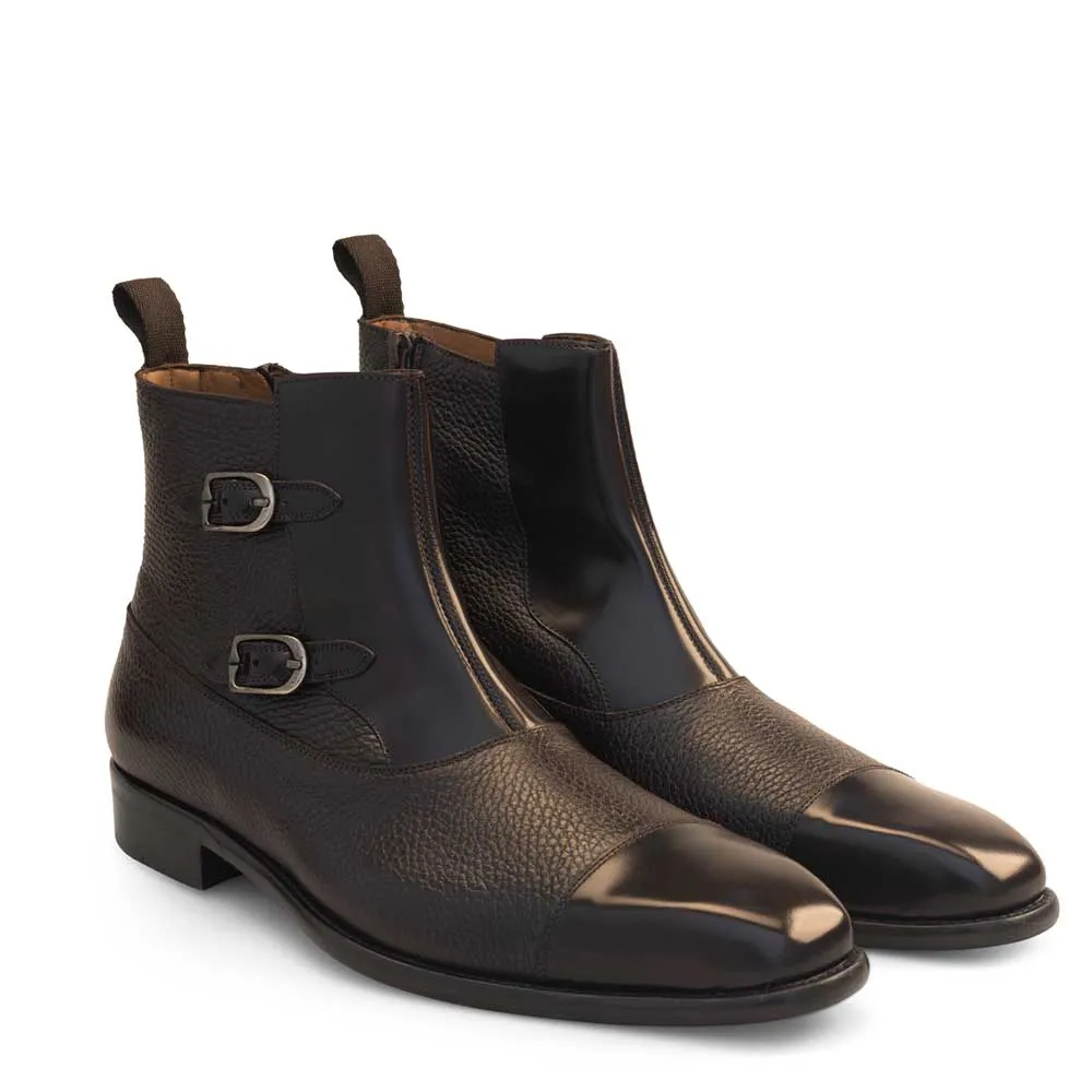 Double Monk Strap Boot