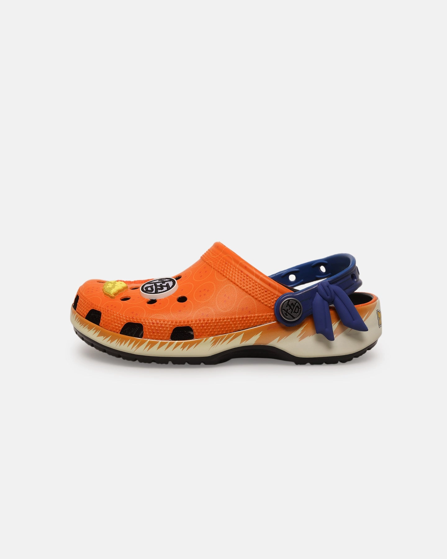 Shock   Absorbing Midsole Moisture Management Dragon Ball Z X Kids' Crocs Classic Clog "Goku" (GS) Multi