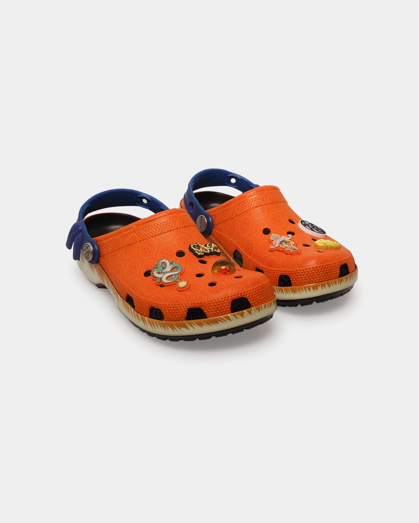 Vegan Leather Alternatives Lightweight Midsole Geometry Dragon Ball Z X Kids' Crocs Classic Clog "Goku" (GS) Multi