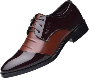 Dress Shoes for Men Fashion Toe Male Men Suit Pointed Leather Casual Shoes Business Shoes Shoes Fashion Men's leather shoes Mens Winter Dress Boots