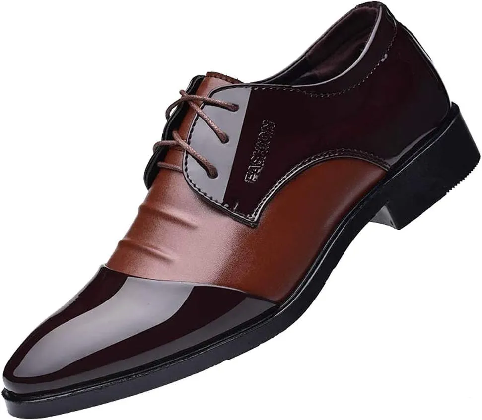 Dress Shoes for Men Fashion Toe Male Men Suit Pointed Leather Casual Shoes Business Shoes Shoes Fashion Men's leather shoes Mens Winter Dress Boots