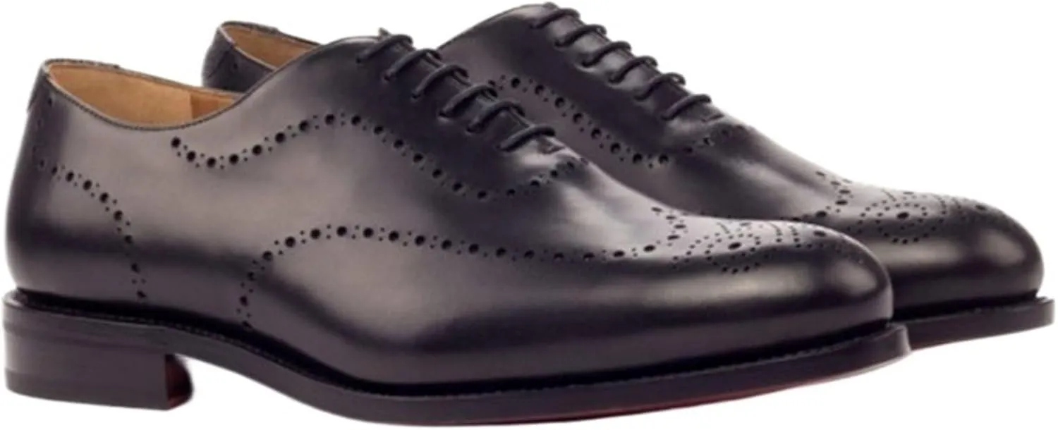 Dress Shoes for Men Handmade Oxford Brogue Formal Shoes for Men Wedding, Business Special Occasions