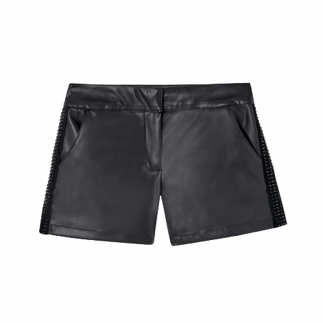 Boboli short ecopelle per ragazza 727512 890 nero On The Go Cool Comfort
