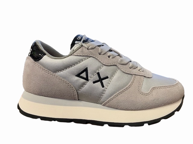 Flexible Comfort Sun68 Sneakers da donna Ally Nylon Solid Z42201 44 argento
