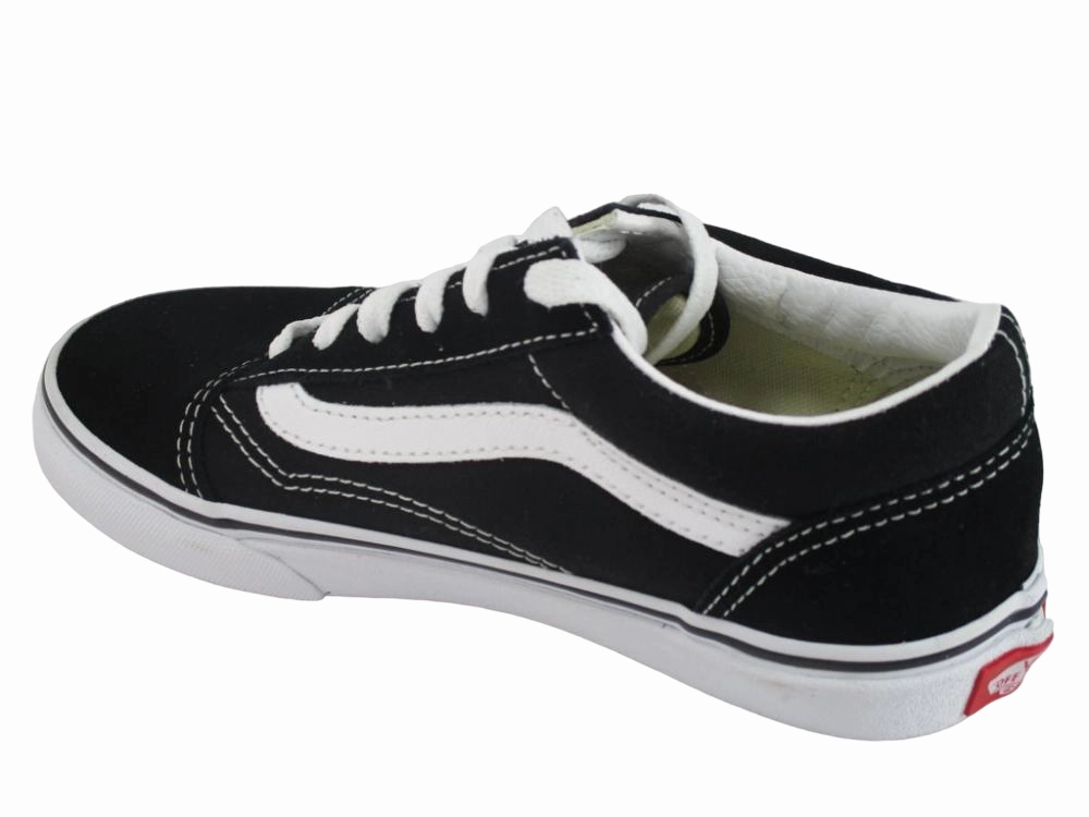 Vans scarpa sneakers da ragazzi Old Skool VN000W9T6BT1 nero-bianco Cross Tension System premium running gear