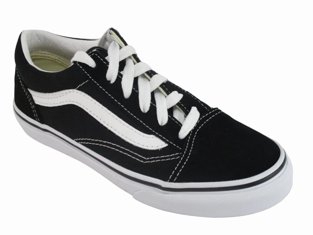 running shoes for tempo runs Neutral design Vans scarpa sneakers da ragazzi Old Skool VN000W9T6BT1 nero-bianco