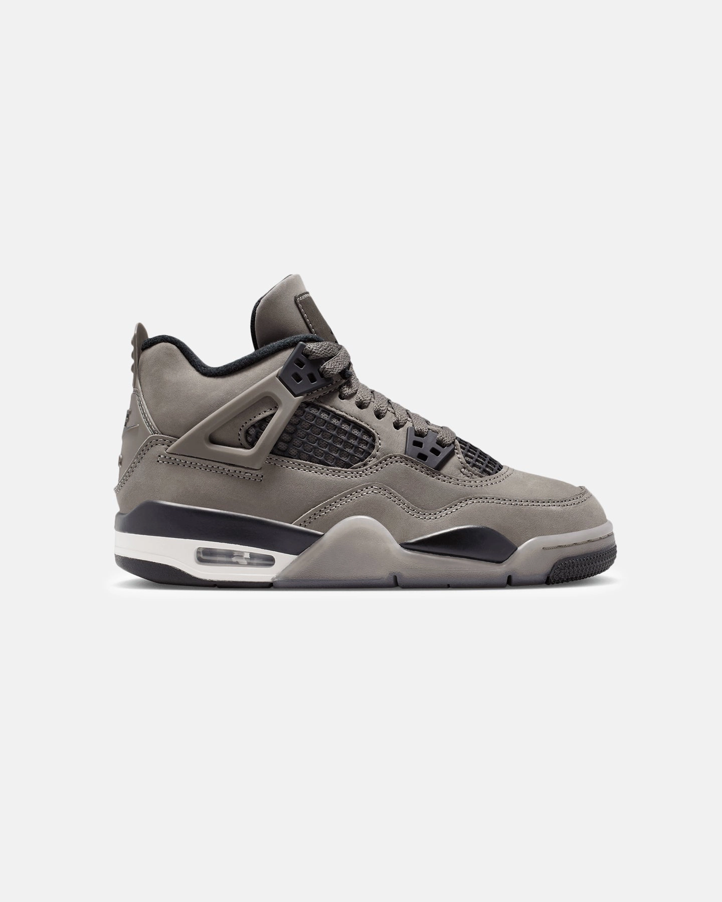 Bonded Seam Technology Jordan Kids' Air Jordan 4 Retro "Cave Stone and Black"(GS) Cave Stone