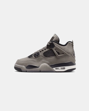 Bend Support Thermo Regulating Jordan Kids' Air Jordan 4 Retro "Cave Stone and Black"(GS) Cave Stone
