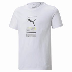 Puma Alpha Graphic Tee B 847281 02 white Soft Layer