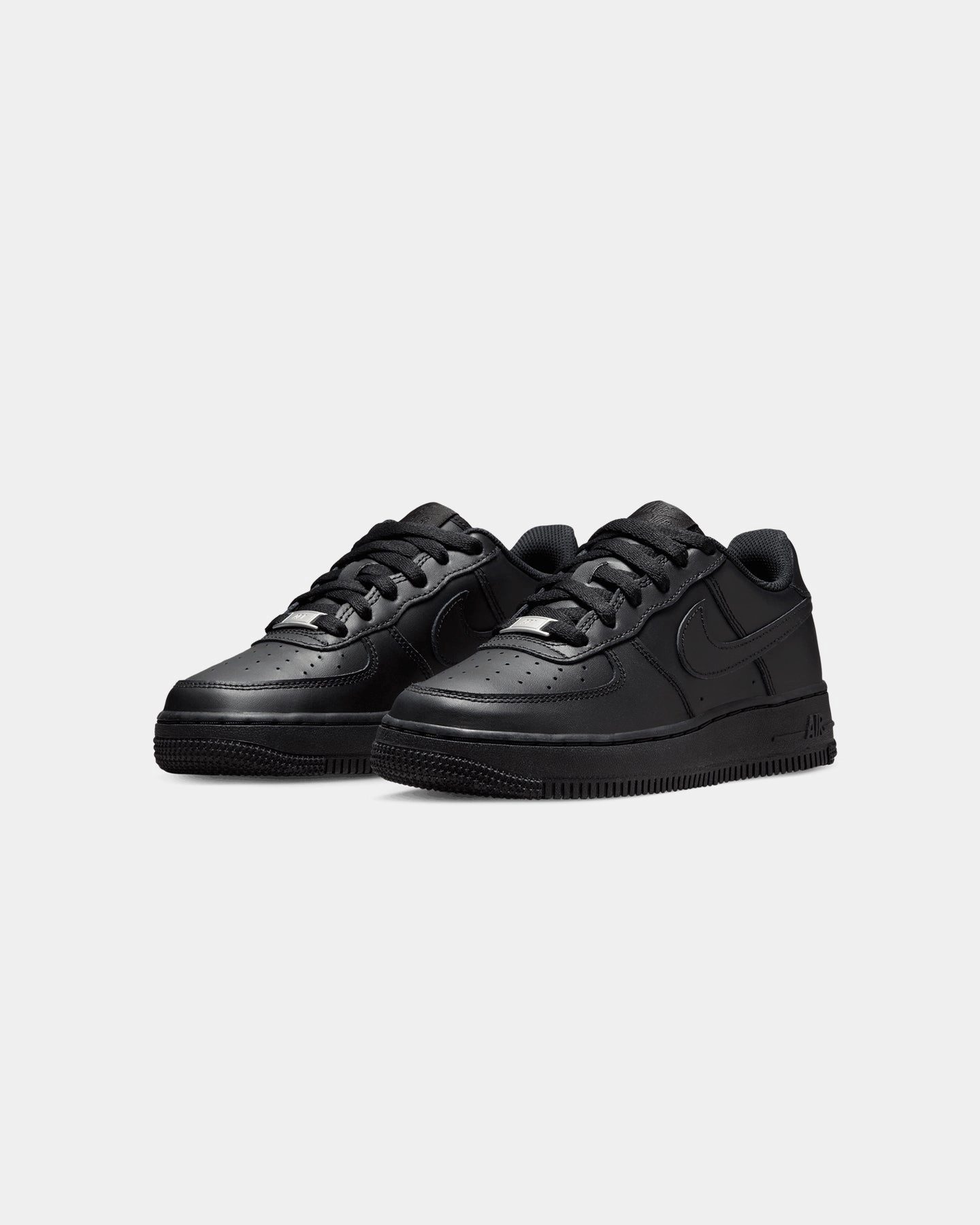 Elastic Closure Nike Kids' Air Force 1 LE (GS) Black/Black