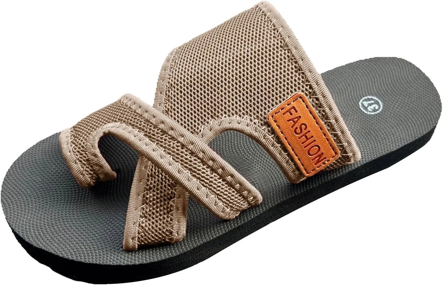 Eduavar Sandals for Women 2025 Dressy Orthopedic Slides Slip on Arch Support Flip Flops Comfortable Summer Beach Slippers