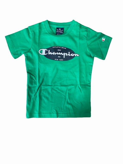 Simple Style Champion T-shirt da ragazzo manica corta Legacy Graphic 306308 GS004 ELG verde