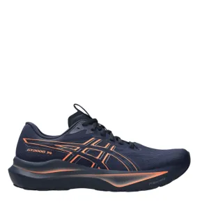 ASICS Men's GT-2000 v14 Running Shoes in Midnight/Vivid Coral AW25 Enhanced Heel Counter