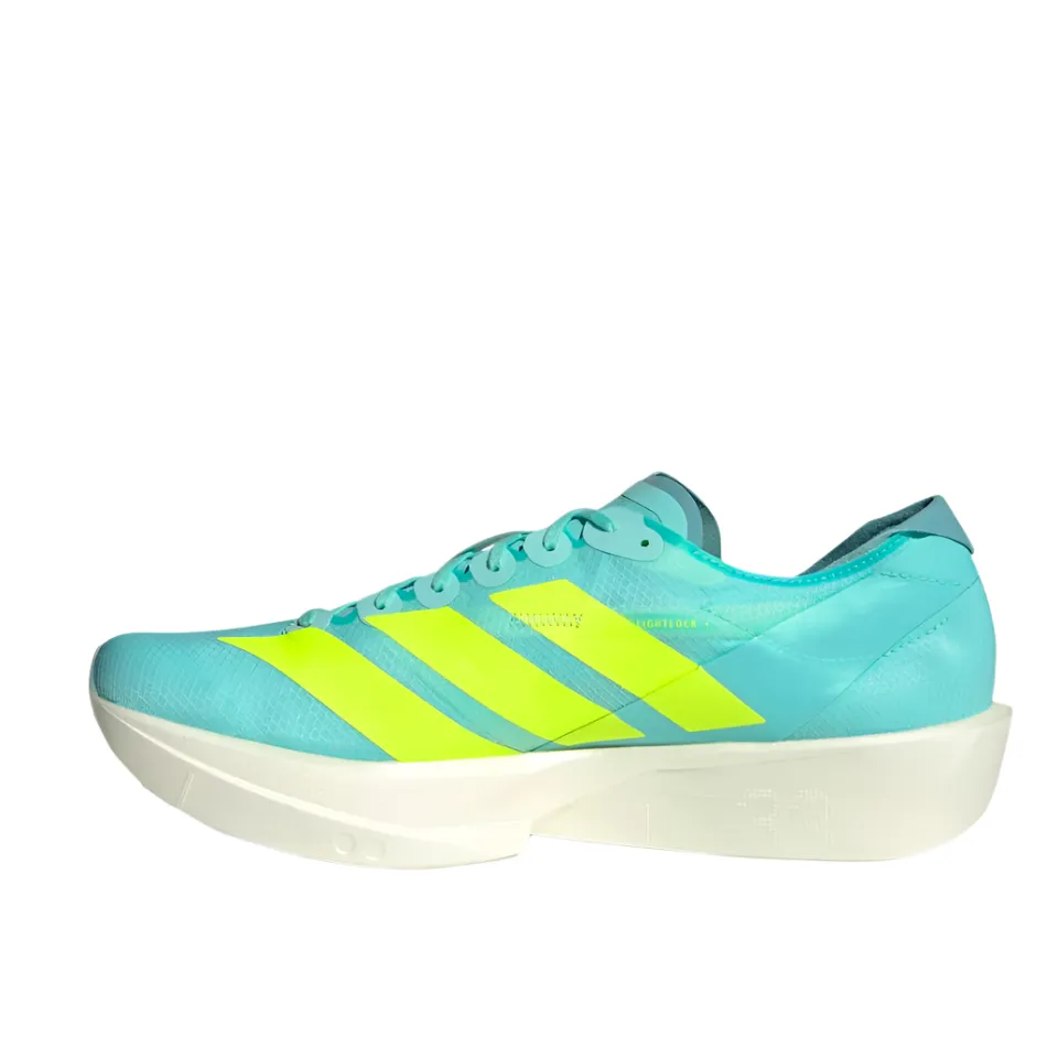 Adidas Men's Takumi Sen 11 Running Shoes in Flash Aqua/Zero Metalic /Mint Ton AW25 Warmup Session